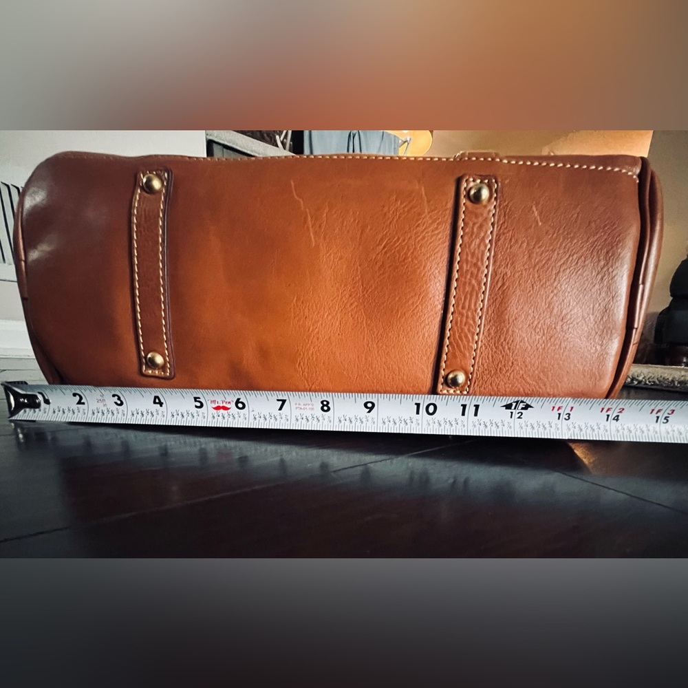 Dooney & Bourke Tan Leather Shoulder Bag - Picture 9 of 10